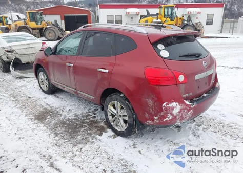 2012 Nissan Rogue Sv z USA, uszkodzony, nr VIN JN8AS5MV5CW386289